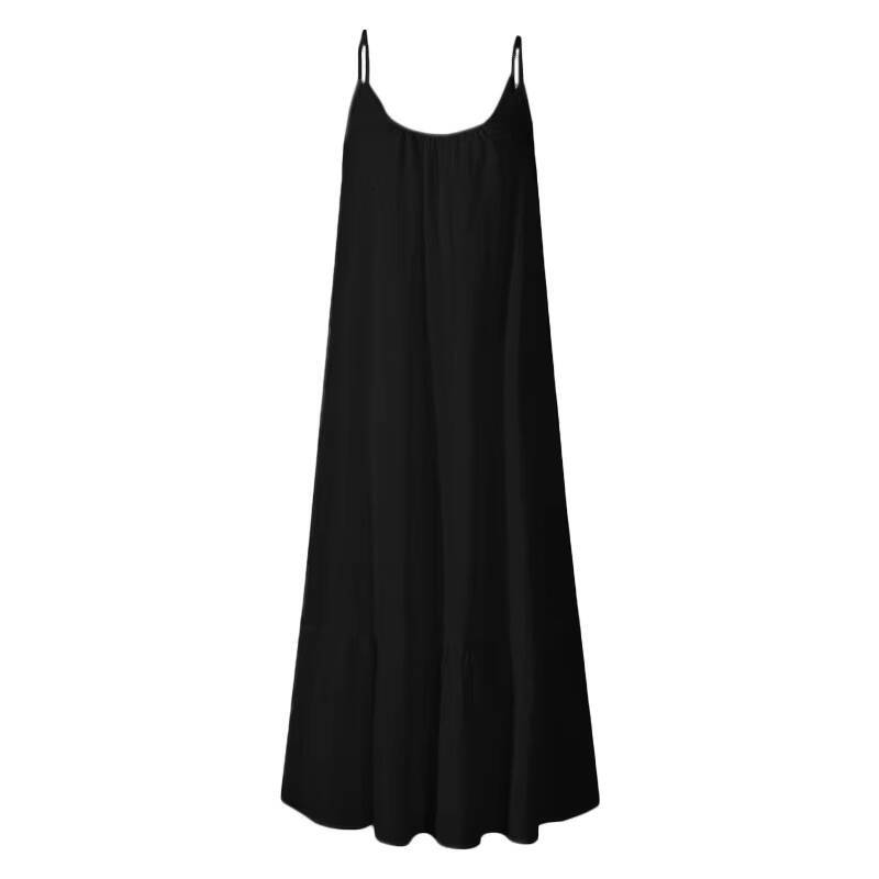 Strap White Beach Woman Dress 2021 Summer Loose Casual Maxi Dresses For Women Size Robe Femme dongdumaoyi