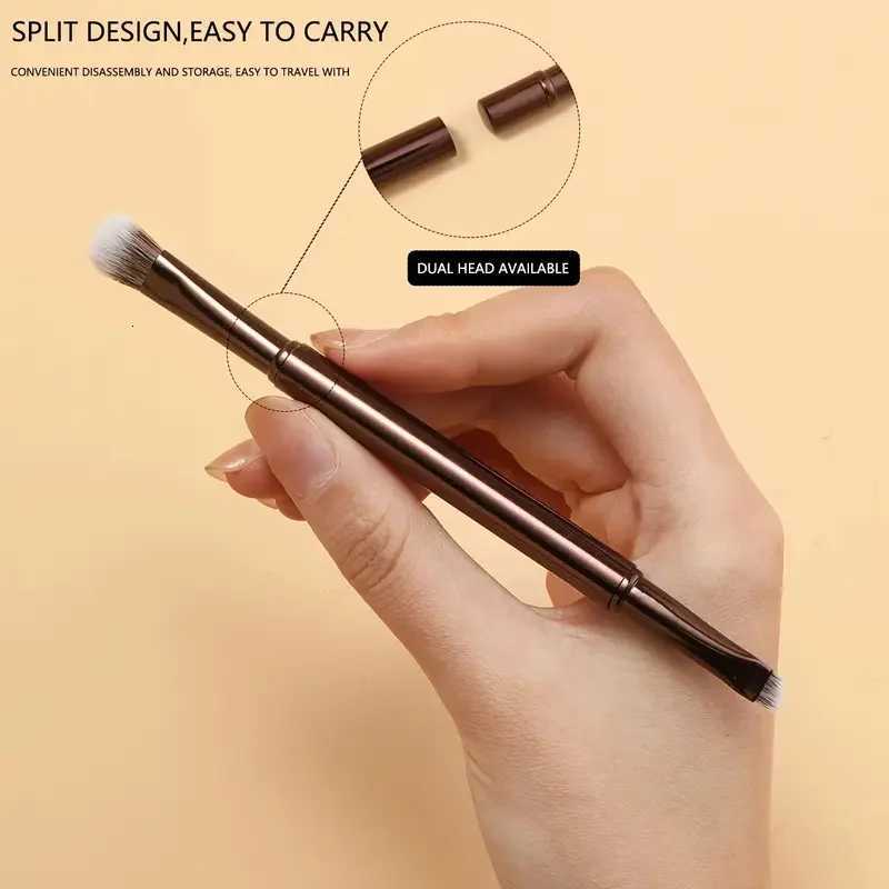 6Pcs Mini Makeup Brushes Set Detachable Travel Contour Concealer Brush Eyeshadow Brush Face Cosmetic Tools with Storage Box XJ2500716
