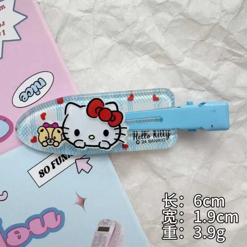 Sanrio 4pcs Japanese Cartoon HelloKitty Seamless Hair Clips for Girls with Broken Hair and Bangs w250716