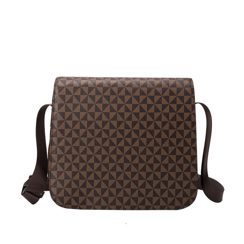 Lacel Urwebin bags Fashion Designer Single Shoulder Men's Cross body bag Flap Business Leather Casual Trendy Brand Large Bag