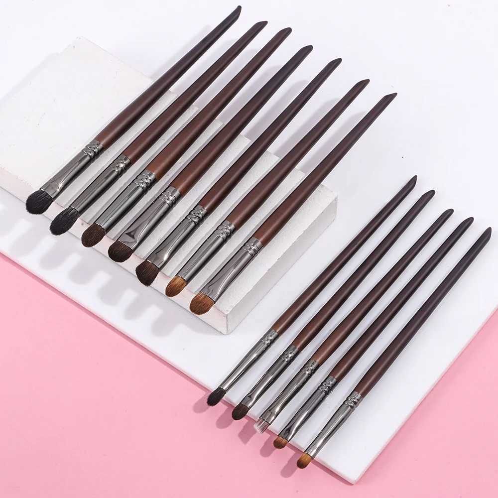 9/12pcs Makeup Brushes Set Kit Natural Hair Makeup Brushes Set Kit Cosmetic Makeup Beauty Tool Crease Brush Eyeliner Brow XJ2500716
