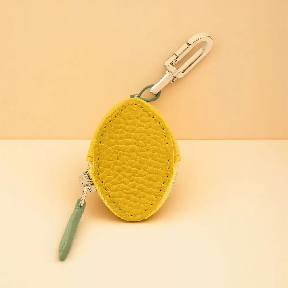 Creative Cute Fruit Shape Coin Purse Zipper Keychain Fruit Keychain Wallet Korean Style Earphone Bag Women 250715