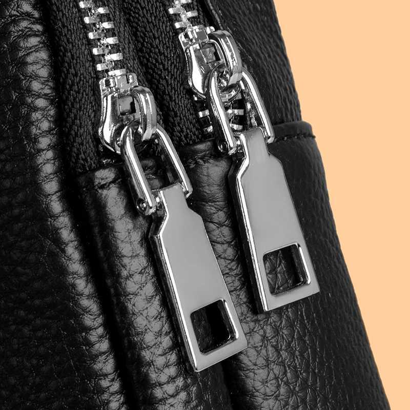 Luxury Genuine Leather Mens Pack Shoulder Bag Messenger Sling bag Brand Leisure Travel Bags Crossbody Unisex