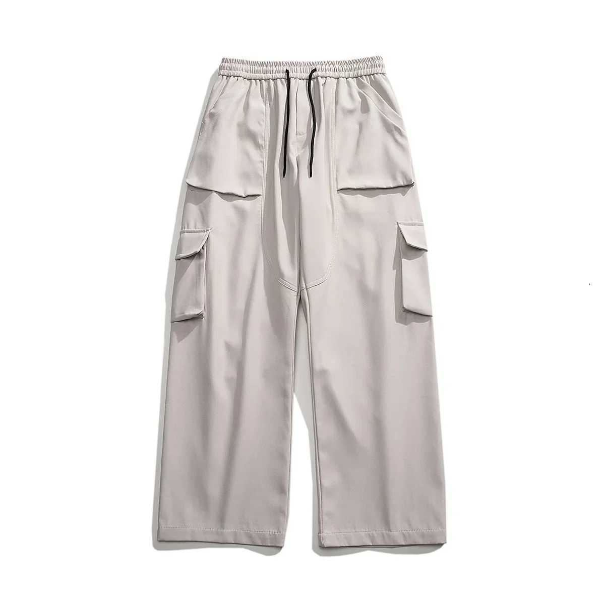 Streetwear Hip Hop Joggers Cargo Pants Men Multi-Pocket Elastic Waist Harem Trousers Male Harajuku Casual Woman Sweatpants y250716