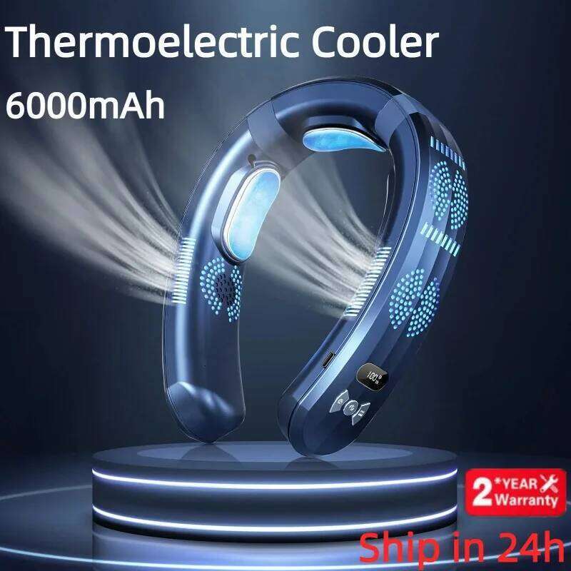 Hanging Fan Wearable Air Conditioner USB Rechargeable Portable 3 Refrigeration Mute 6000mAh Outdoor Summer Cooler Fans