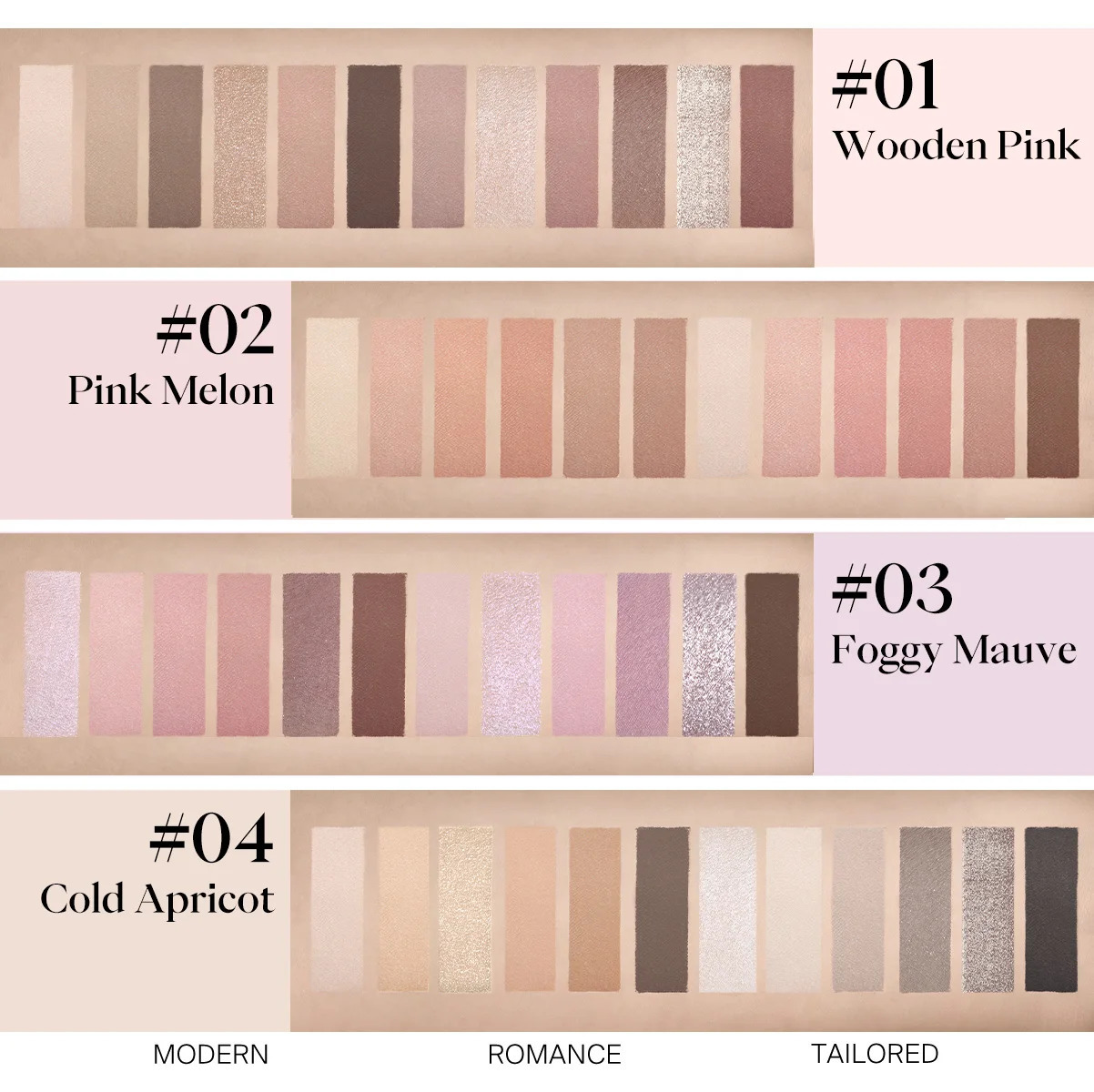 JOOCYEE 12 Shades Eyeshadow Palette 250712