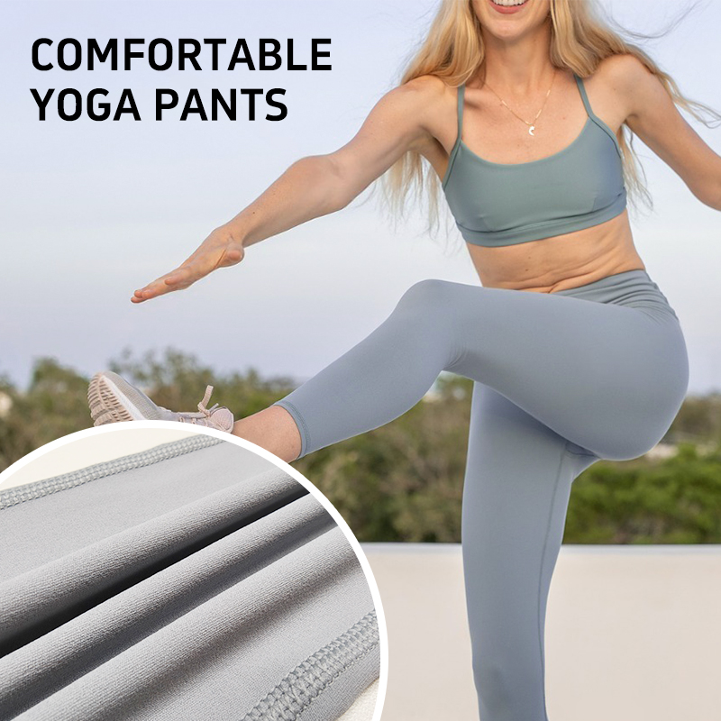Breathable Quick-Dry Yoga Pants for Female Athletes - Antibacterial Material