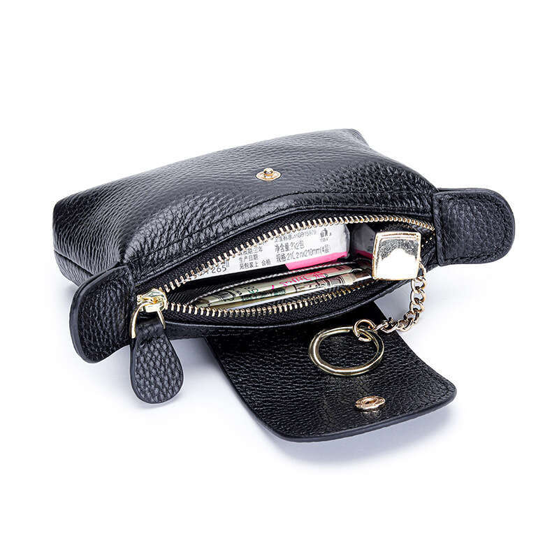 Genuine Leather Purse for Women, Small and Exquisite Mini Bag, New First Layer Cowhide Large Capacity Handheld Coin Pouch