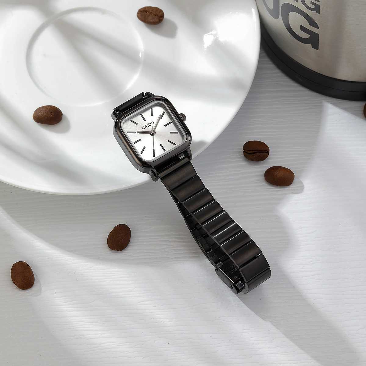 Black Casual Versatile Person Black Quartz Y250715