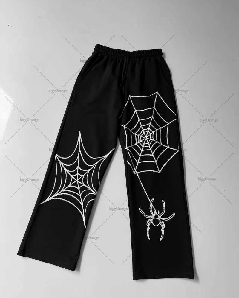 New Street Hip-hop Casual Loose Straight Trousers Men American Harajuku Retro Y2K Fashion Oversized Casual Pants Women y250716