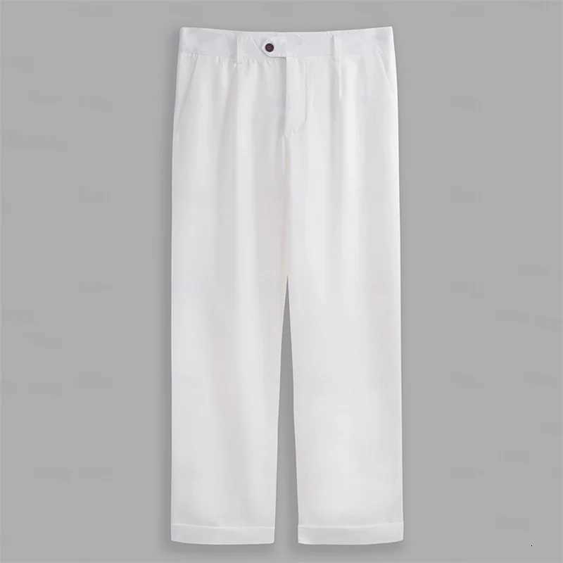 Men s Fit Dress Pants Solid Color Flat Front Trousers Classic Business Casual Suit Pants Modern Formal Wear Hemmed Bottoms y250716