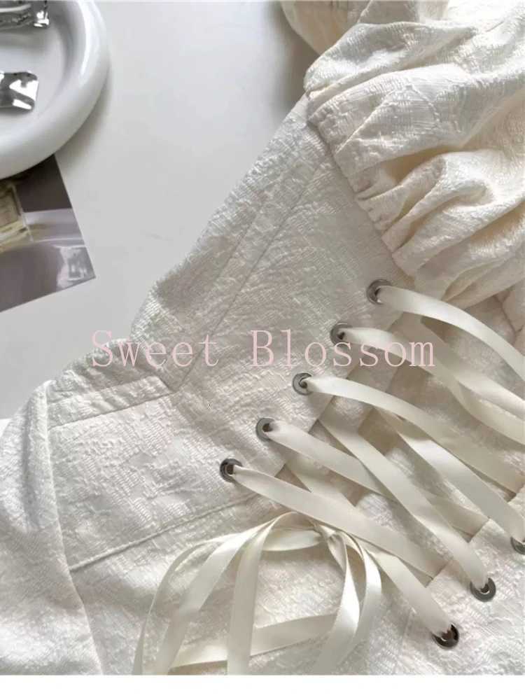 Summer Korean Fashion Sexy Dress Women Pure Desire Sweet Short-sleeved Dresses New Design Sense Hot Girl Slim Fluffy Outfit 2025 R250716