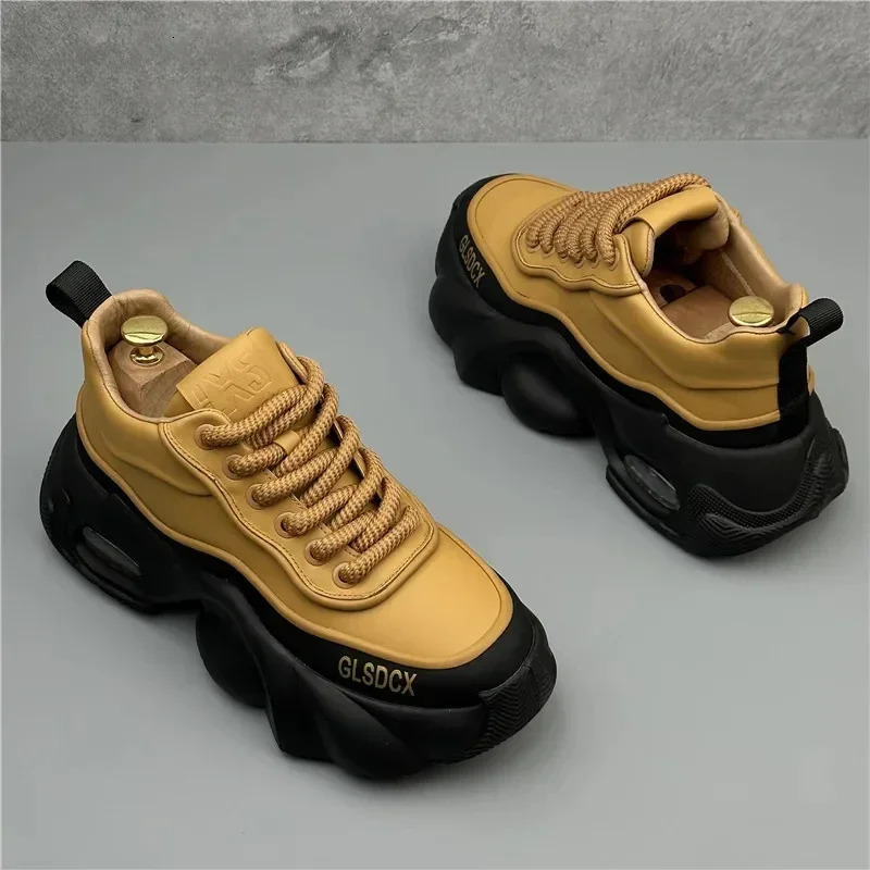 Style Men Shoes Autumn Winter Comfortable Mens Thick Platform Sneakers Fashion Casual Shoes Sports Trainers Tenis 250714