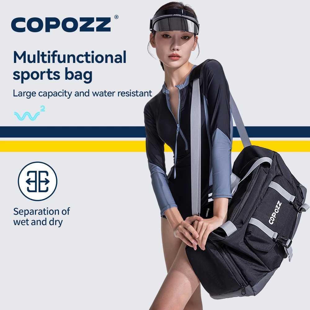 COPOZZ New Swimming Bag High-capacity Travel Yoga Large Men Women Professional Fitness Underarm Cross-body Handbags