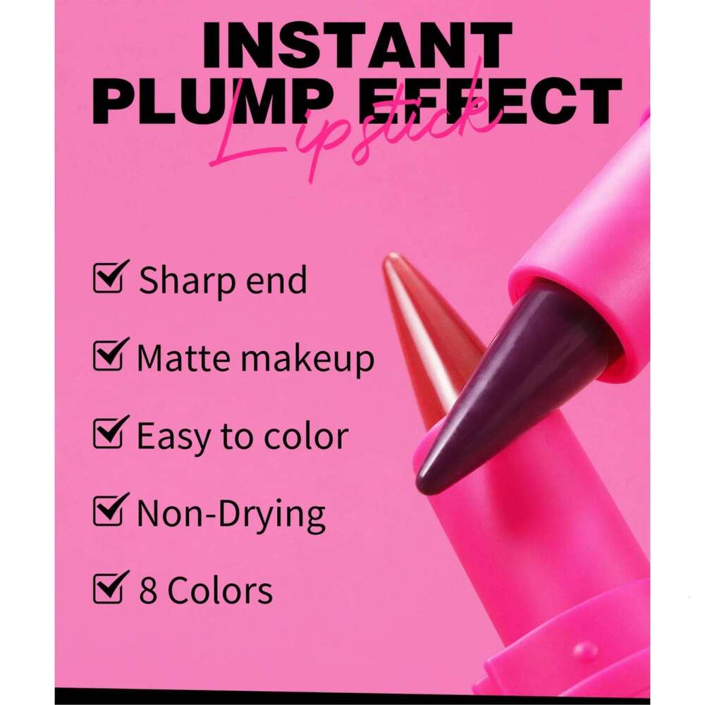 Tapered Gradient Liner Matte Brown Veet Lipstick Pen Waterproof Non Sticky Contouring Tint Lipliner Crayon Lip Makeup X250716