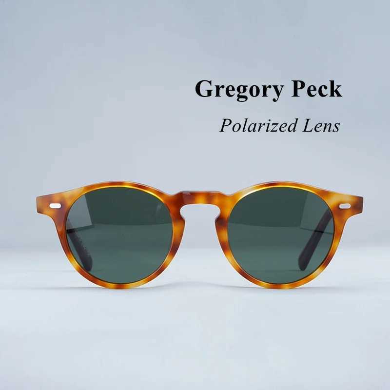 Gregory Peck Sunglasses OV5186 Vintage Polarized Sunglasses Women Sun Glasses for Men Round Sunglasses Men Ladis Glass z2507166FKZ