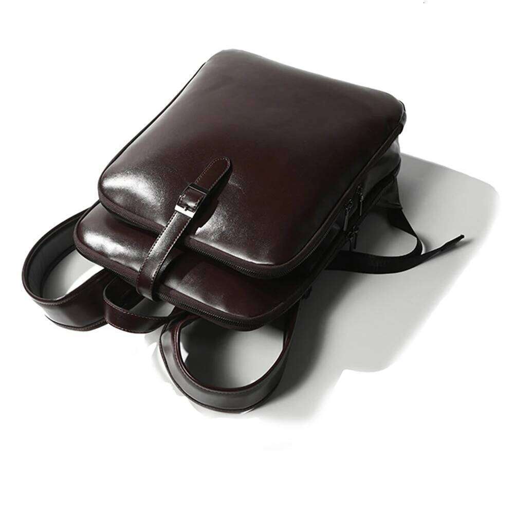 Hot Selling Genuine Backpack Women's Travel Men's Commuting Business Backpacks Fashion Soft Leather Shoulder Bag Designer Bags