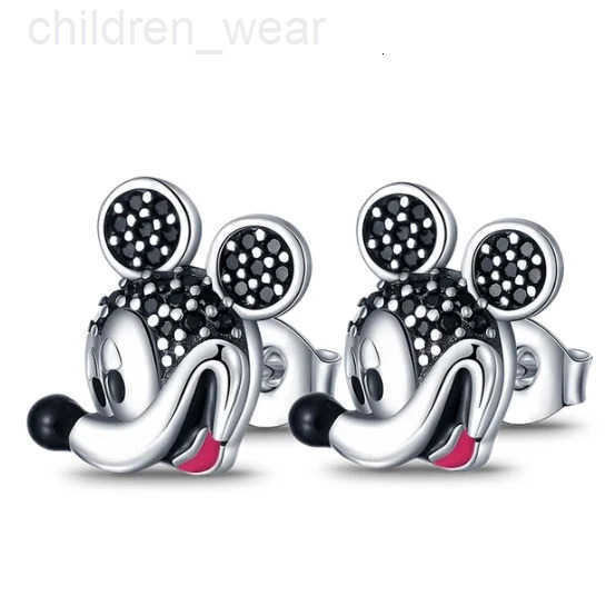Disney New 925 Sterling Silver Rings Mickey Minnie For Women Kids Original Silver 925 Wedding Ring Jewelry Gift W20250716