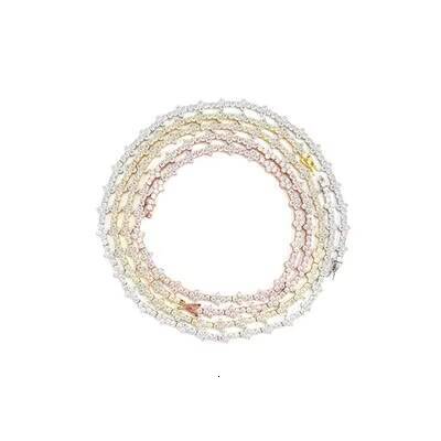 Wholesale Bulk Manufacture 925 Silver Moissanite Necklace for Men and Women Stylish Bracelet for All