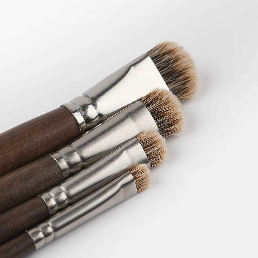 Artsecret 4pcs/set #697 High-Grade Badger Hair Professional Acrylic Paint Brush for Artists for Chinese Art Oil Painting SuppliesXJ2500716