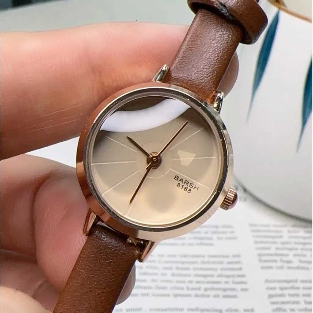 PU womens small dial strap luxury multifunctional watch Y250715