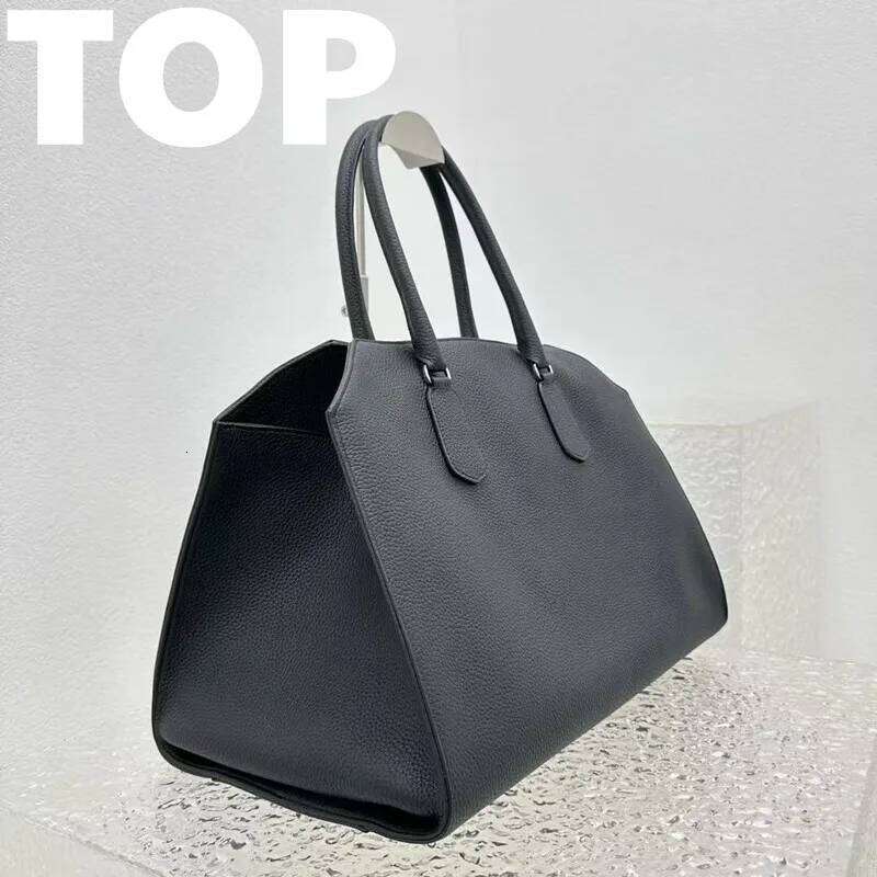 Women's Classic Simple Solid Color Large Capacity Handbag Genuine Leather Business Commuter Multiple Styles