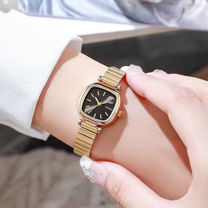 Brand Small Square Ladies es Adjustable Stainless Steel Strap Quartz Wristwatches for Women Fashion Luxury Gift Clock Y250715