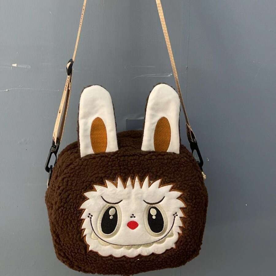 Leather Bag Bucket Bag Tote Bag Fashion Women S Cartoon Cute Crossbody Fluffy Personality Trendy Mini Small Single Shoulder Bag