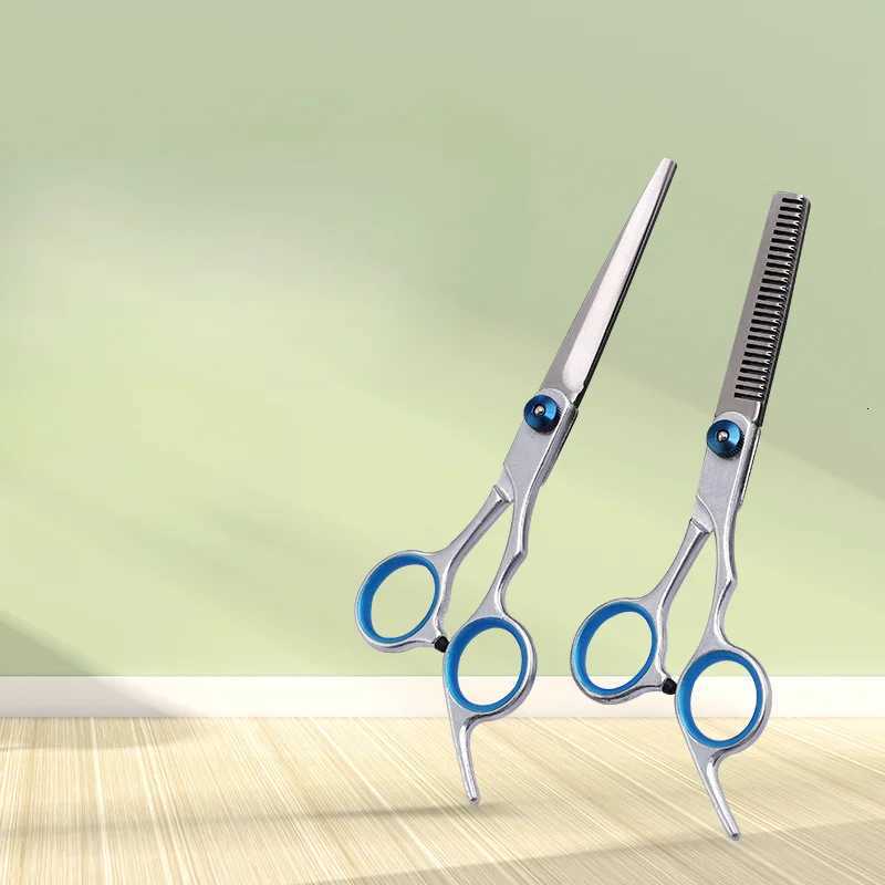 16cm Stainless Steel Barbershop Scissors Barber Scissors Household Hair Clippers Hair Cutting Tools Barber Shop Accessories W250716