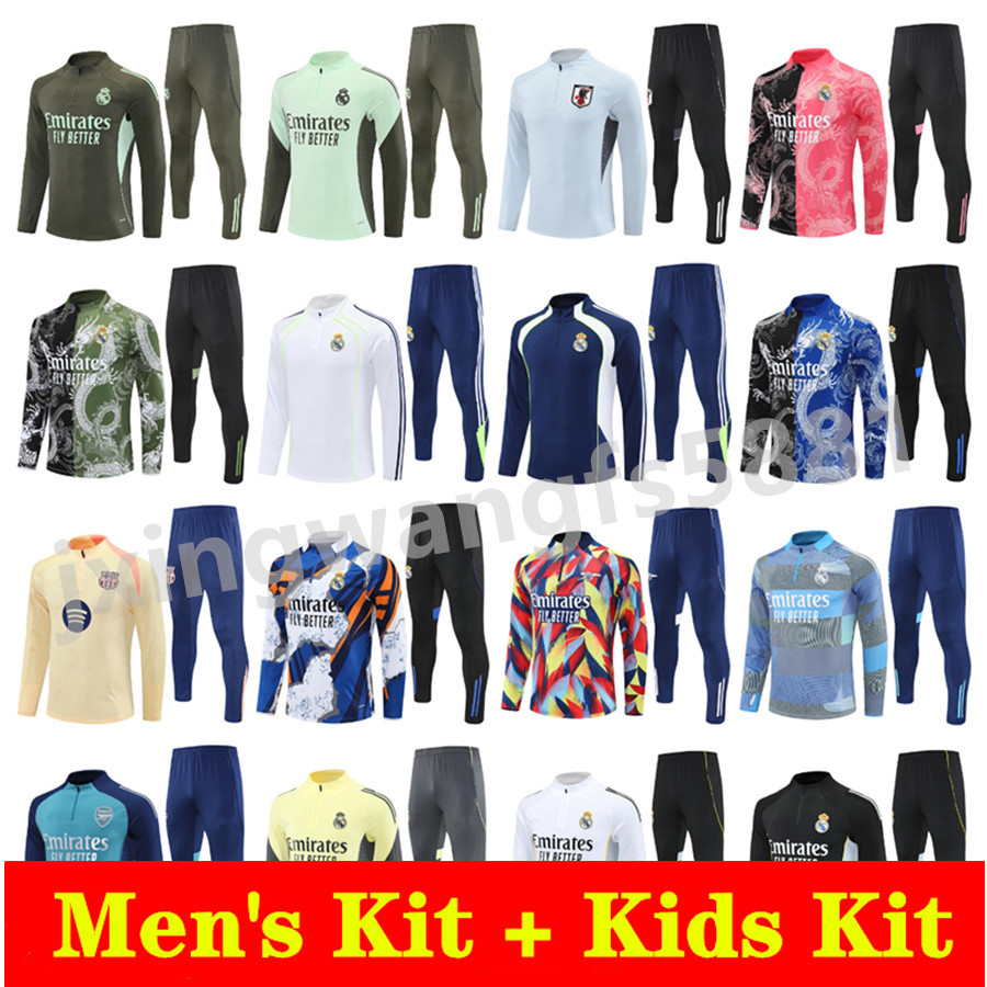 KIDS football tracksuit 2025 2026 Long sleeved soccer training suit sweatshirt 25 26 Maillot de foot jogging jacket chandal futbol MEN KITS