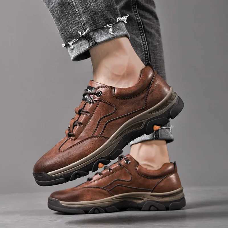 Mens Casual Shoes Outdoor Sneakers Men Retro Leisure Business Shoes Non Slip Comfortable Sports Walking Shoe Mens Sneakers W250716