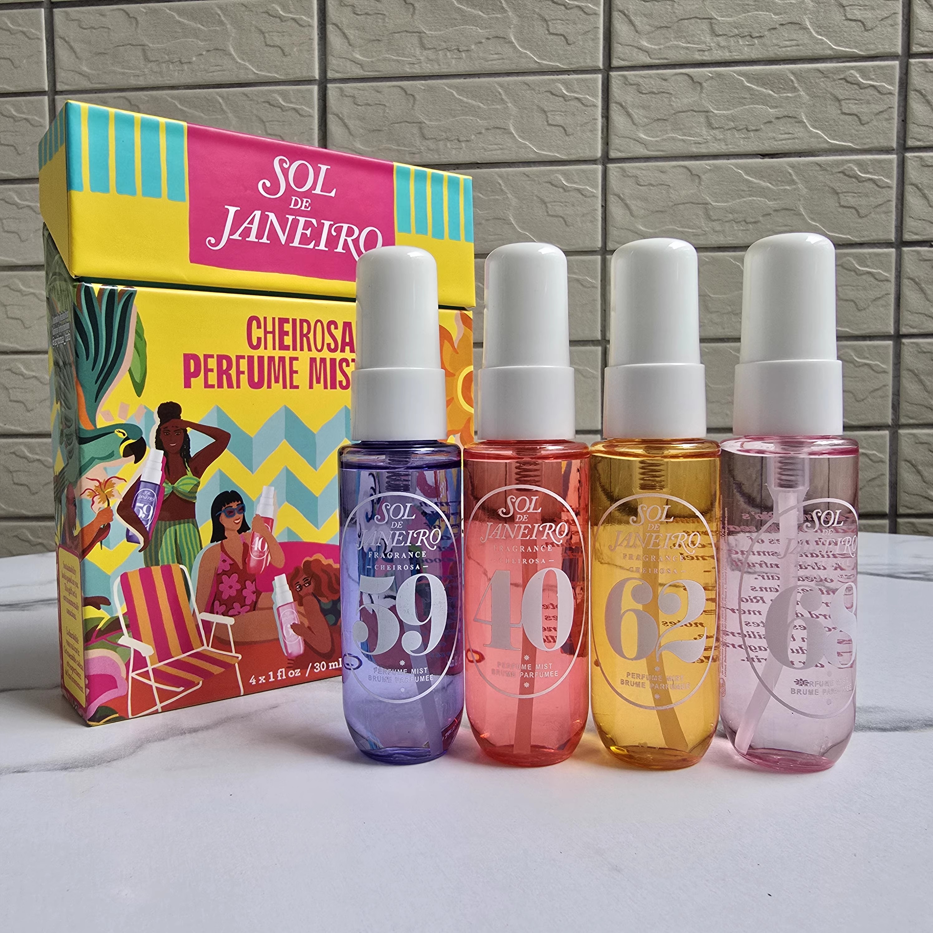 Good All Gender Perfume Rainy and Sunny Body Mist with Lasting Fruity Scent Perfume for All WeatherBody Fragrance spray 4*30ml-Piece Gift Box