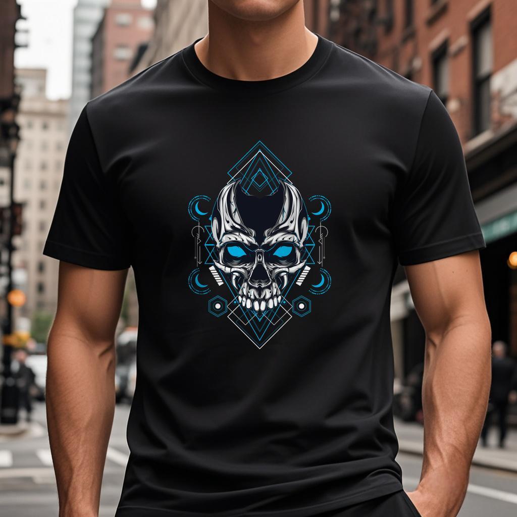 Graphics Short sleeve Round collar Cotton Men S-3XL black T Shirts White Wed d4 i