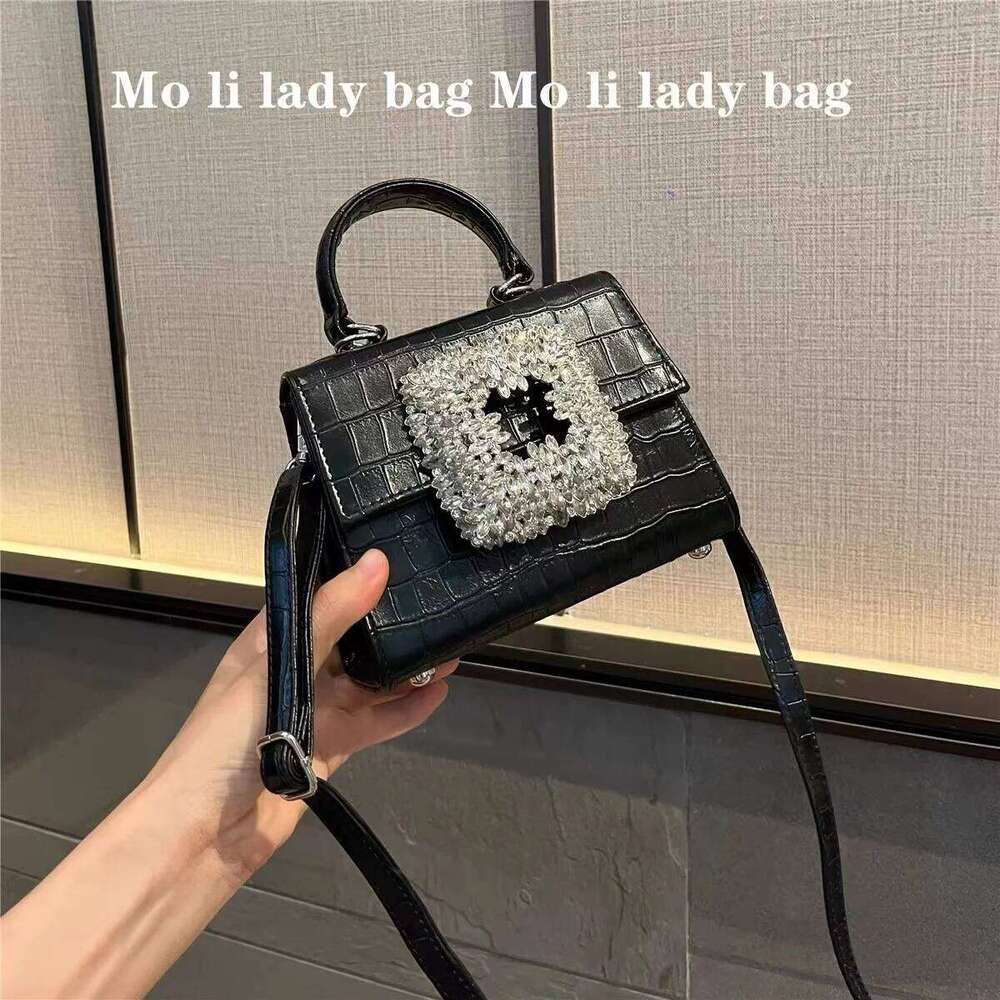 Fashion Striped Square Women's Handbag Glitter Shiny Dias Evening Wedding Party Clutch Purse Female Messenger Bag
