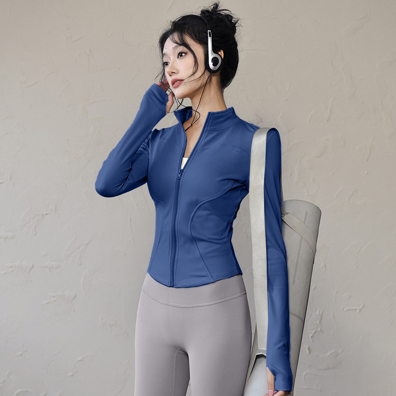 Women's Yoga Gold Zipper Set and Long Sleeve Jacket Shorts Pants Sports Shaping Tight Fitness Yoga pants sportswear sports pants