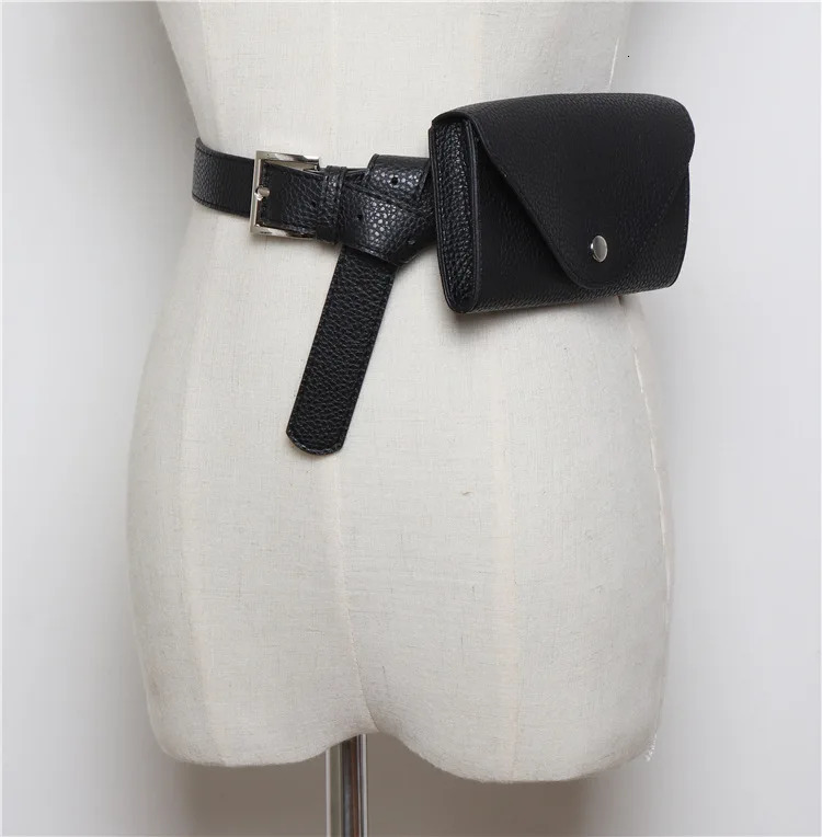 Waist Bag PU Leather Fanny Pack Femal Belt Phone Pouch Small Chest Pack Bags Vintage Women Belt Messenger Bags 250714