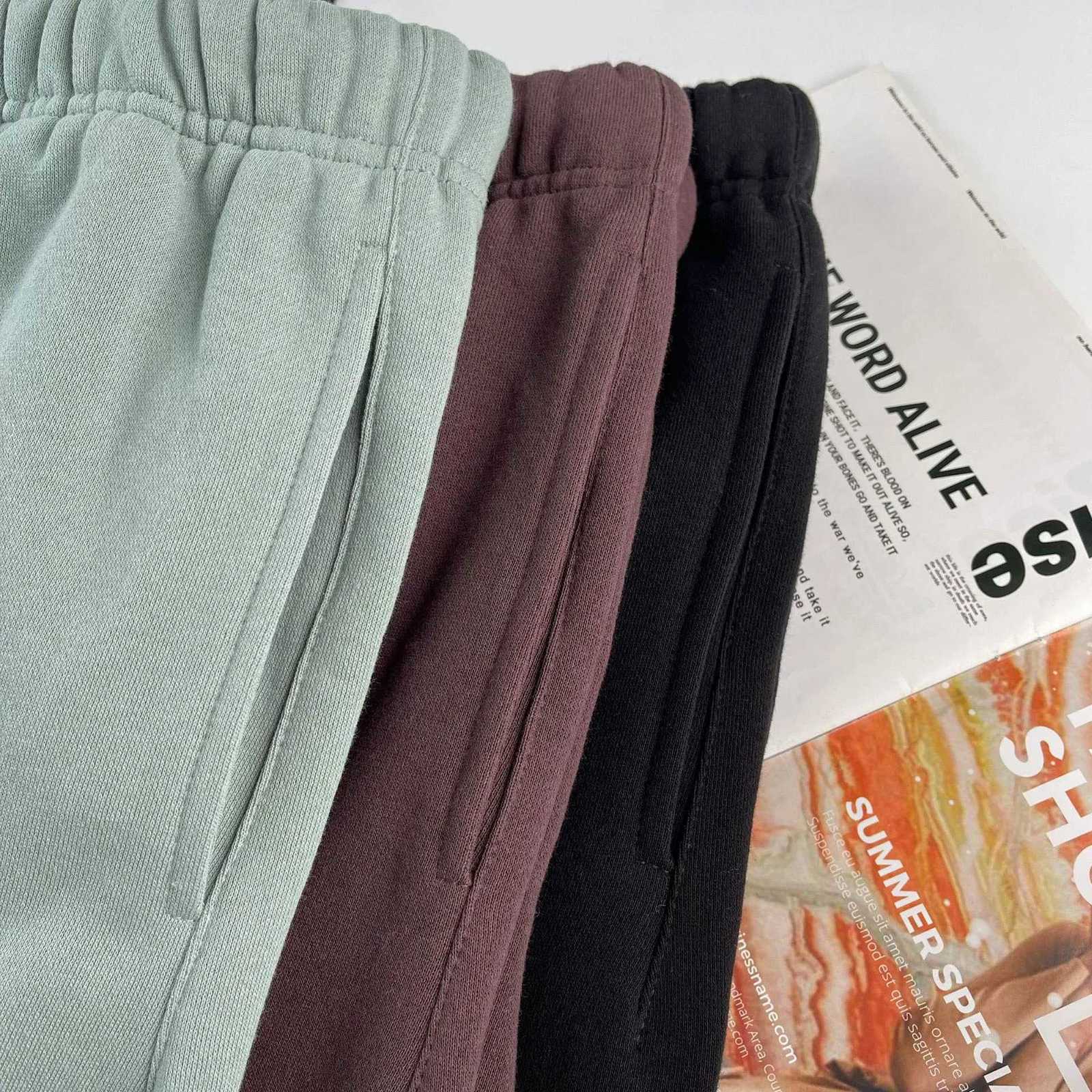 Season 9 Luxury Design Mens Casual Pants Two Rows Rubber Letter Wide Leg Pants Fashion Couple High Street Loose Sweatpants y250716