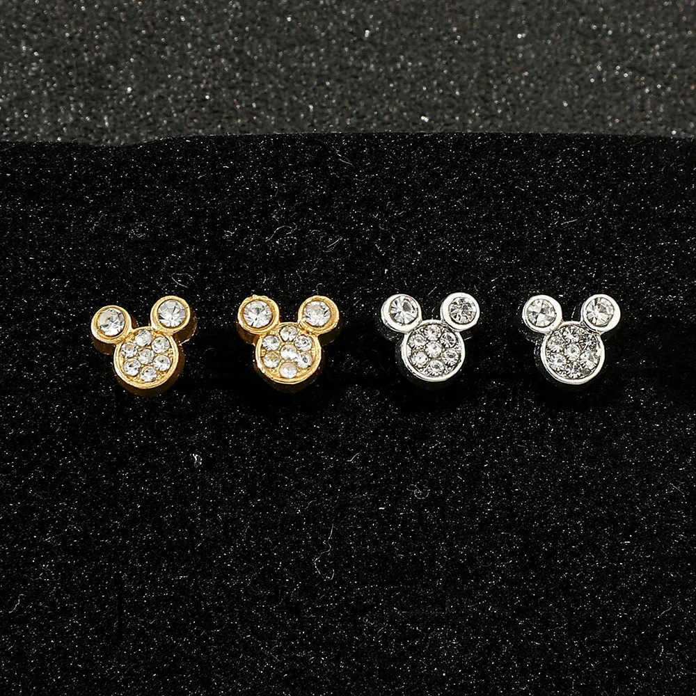 Disney 1pair Disney Mickey Mouse Earrings Simple Mickey Ear Studs for Men Jewelry Accessories Gifts W20250716