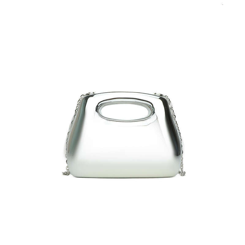 Women's Shiny Acrylic Box 2025 New Candy Color Stylish Versatile Wrist Chain Evening Bag