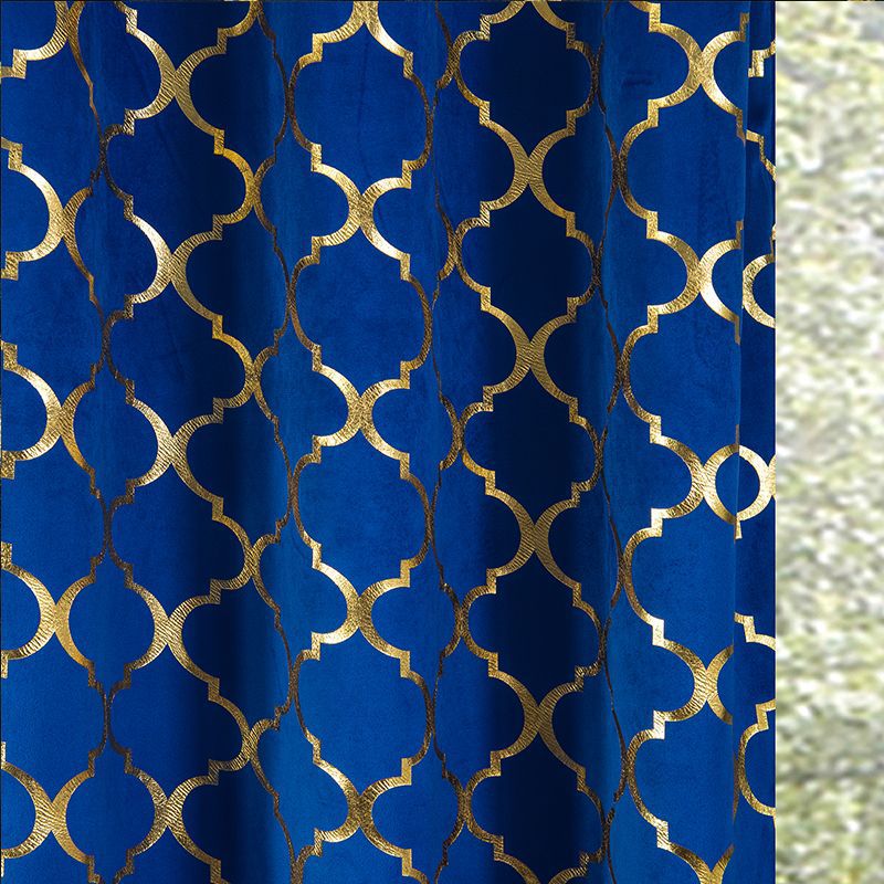YL-36581 finished curtain flannel gilding curtain Nordic style curtain Amazon curtain wholesale