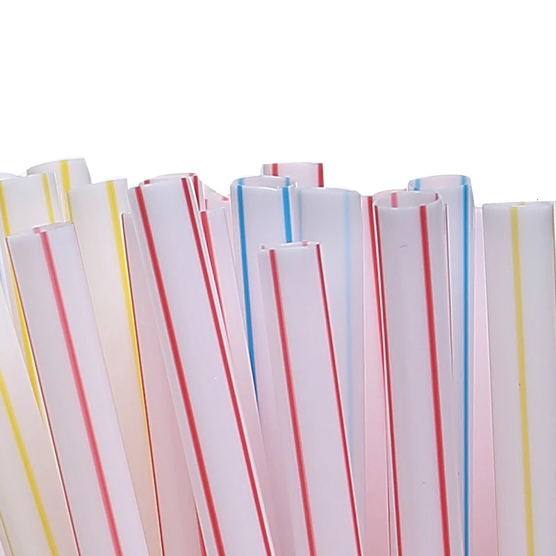 50-1000Pcs Multicolor Drinking Straws rietjes Milk Tea Bar Party Wedding Kitchen Home Accessories Beverage Black Straw Wholesale 250714