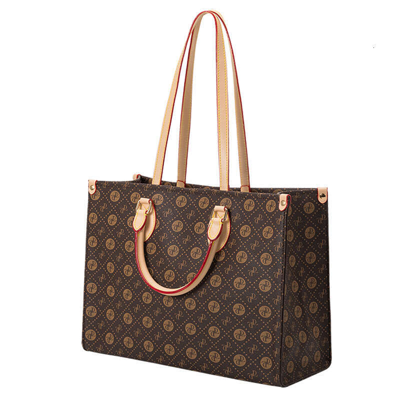 Lacel Urwebin Tote bag Fashion Printed Capacity Tote for Women, Simple Versatile with Hook, Single Shoulder Large Bag
