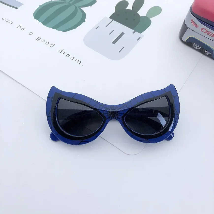 Disney WINFUL Kids Spider Sunglasses Boy Girl Cat Eye Flexible Sun Glasses UV400 Anti UVA UVB Sunglasses Outdoor Goggles W20250716