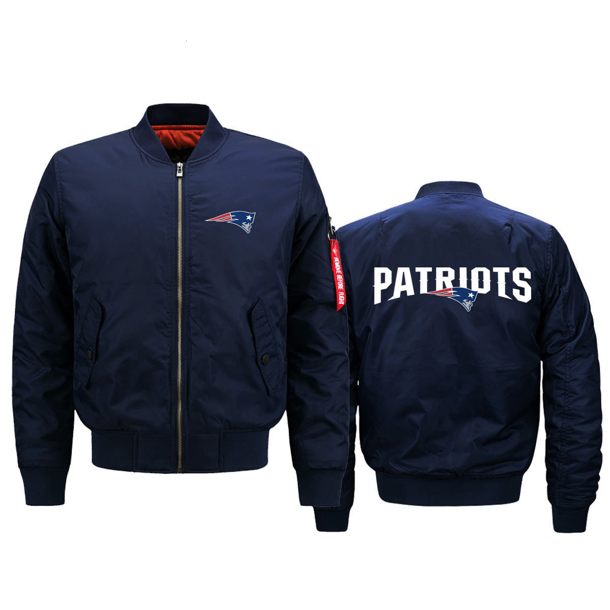 Patriot Flight Hoodie Jacket Zipper Clothing American Football Training Competition Suit