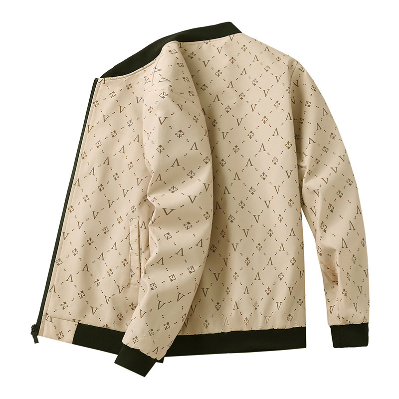 New Arrival Stylish Men's Trendy Printed Premium Jacket Slim Fit Casual Spring Autumn Coat Free Shipping Hot Sale