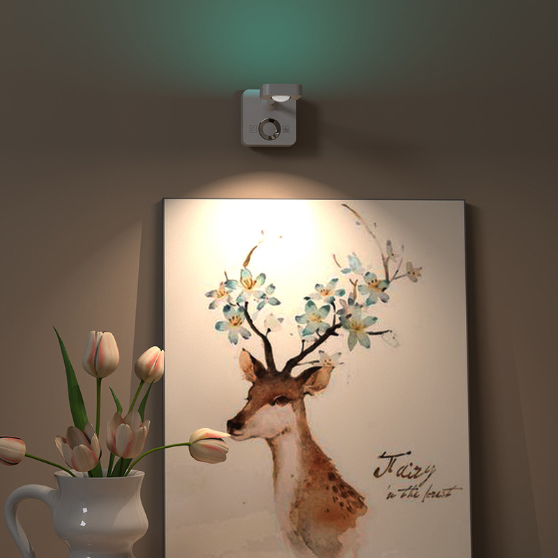 Induction lights turn on when people come, mural spotlights, ambient lights, bedside lights, sunset lights