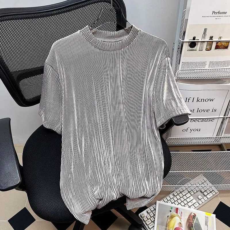 Maglietta Da Uomo Summer Ice Silk Nuovo Nuovo Fresco Maglie A Manicotto A Manic…