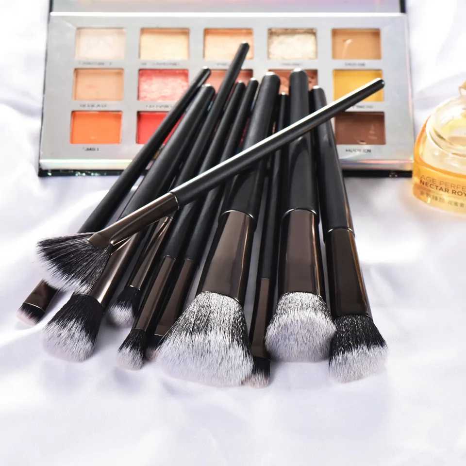 10/14Pcs Premium Makeup Brushes Set Eye Shadow Foundation Women Cosmetic Powder Blush Blending Beauty Makeup Tool XJ2500716