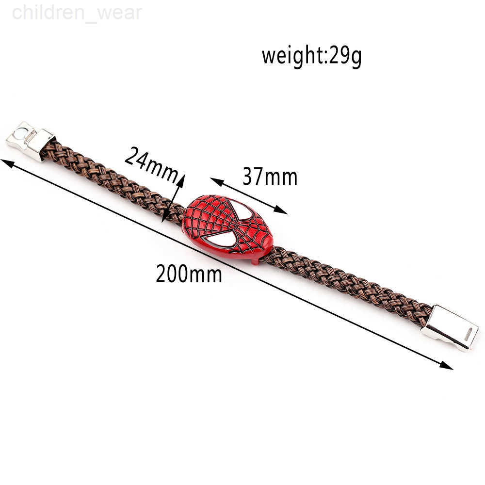 Disney Marvel Movie Perimeter Black Panther Bracelet Superhero Spiderman Woven Bangles For Fans Jewelry Accessories Gifts W20250716