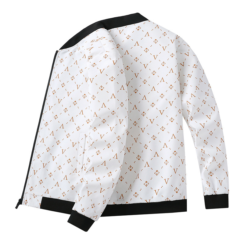 New Arrival Stylish Men's Trendy Printed Premium Jacket Slim Fit Casual Spring Autumn Coat Free Shipping Hot Sale
